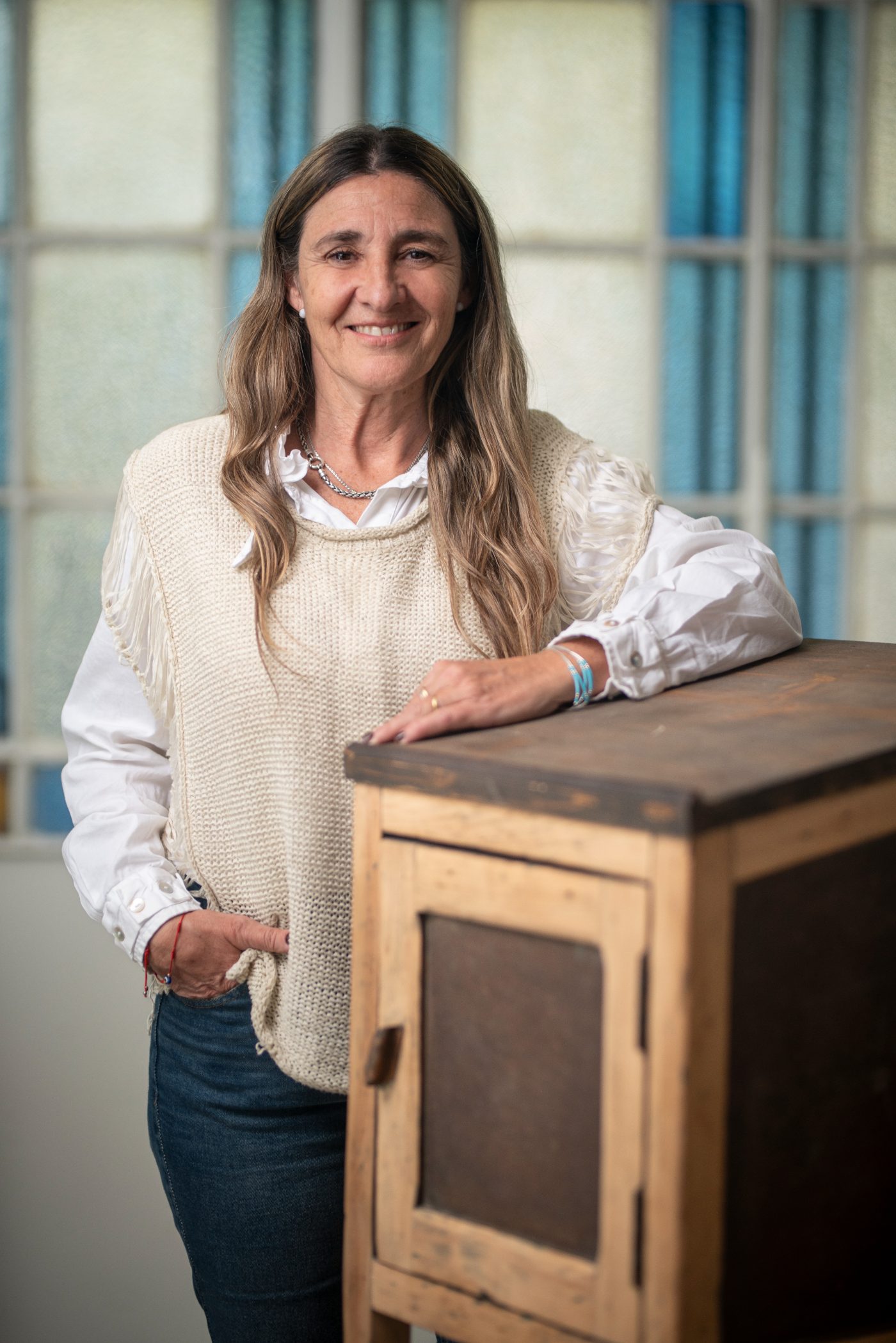Marcela Bartolini at the estate